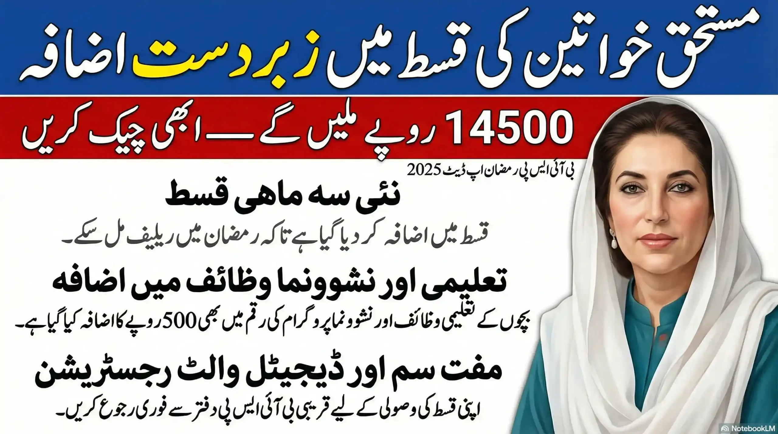 An increase in amount of BISP 8171