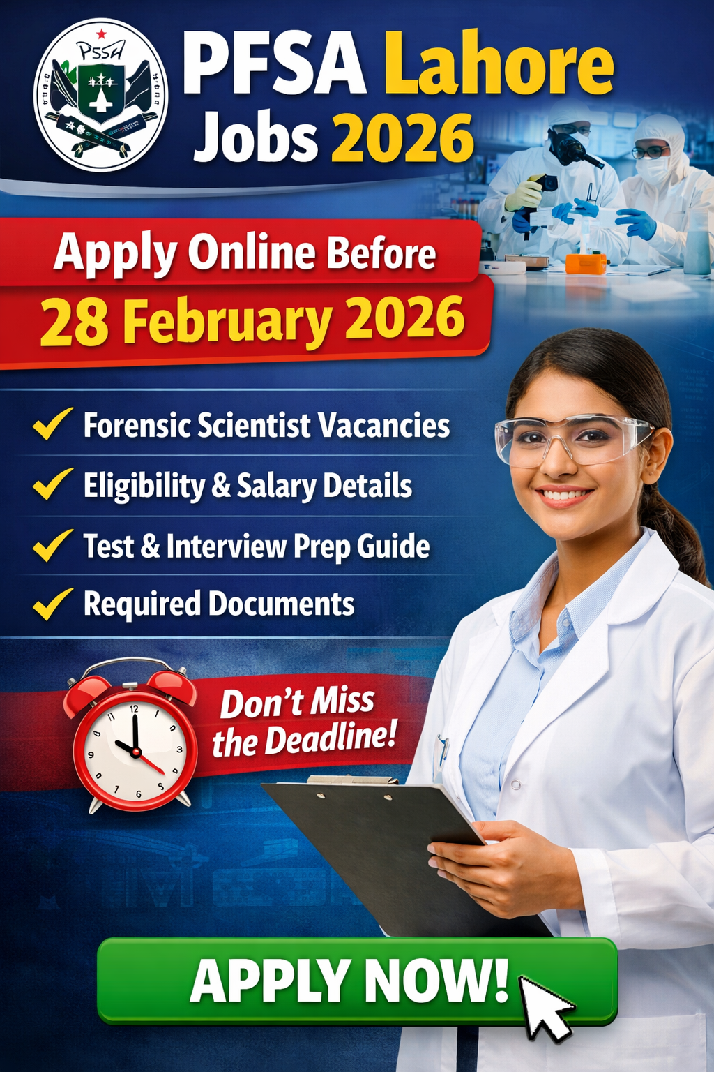 PFSA Lahore Jobs 2026 – Apply Online, Eligibility, Salary & Complete Guide