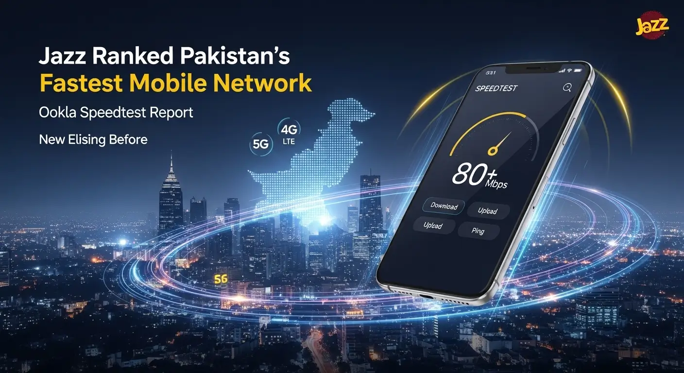 Jazz Fastest Mobile Network Dominates Pakistan in 2026 Report
