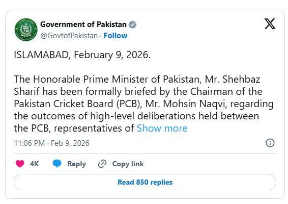 PM shahbaz sharif approves PK Vs IND match 